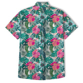 Flowers Hawaii Pattern Shirt, Aloha Hawaiian Shirt - The Palmix